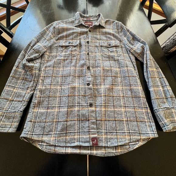 Men’s flannel shirt striped medium - Picture 1 of 5